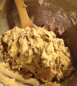 Finished cookie dough...or heaven in a bowl as I like to think of it.